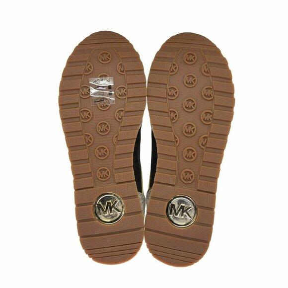 ✨Michael Kors Maddy Trainer Sneaker Brown Gold Women's Sz 6.5 Casual Luxury New✨ - Picture 7 of 10